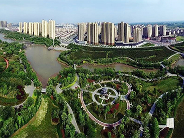 天長(zhǎng)市鳥(niǎo)瞰一角